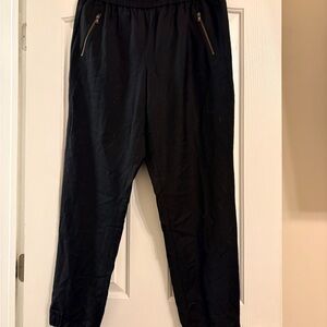J. Crew Women's Black Straight Leg Pants